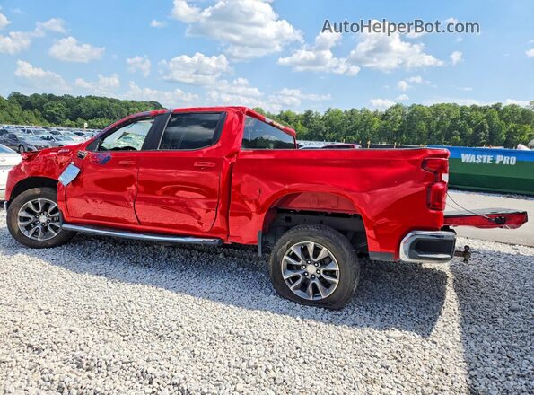 1GCPWCED0LZ153696 2020 CHEVROLET SILVERADO Red Rear left