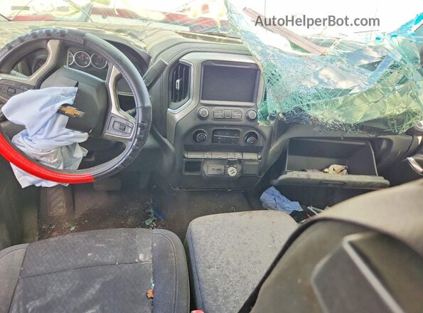 1GCPWCED0LZ153696 2020 CHEVROLET SILVERADO Red Dashboard view