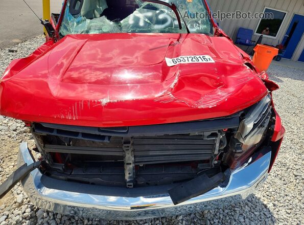 1GCPWCED0LZ153696 2020 CHEVROLET SILVERADO Red Rear interior view