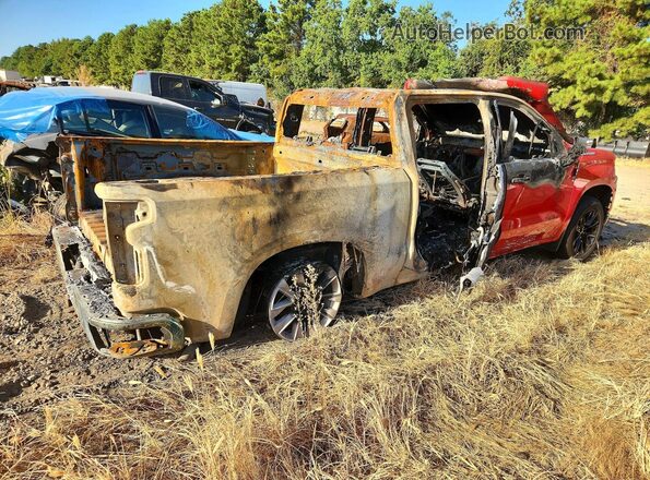 1GCPWCED1LZ168529 2020 CHEVROLET SILVERADO Красный Задняя правая четверть