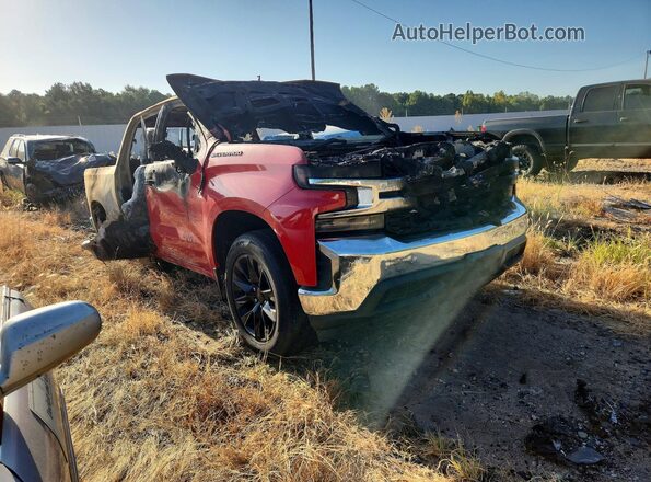 1GCPWCED1LZ168529 2020 CHEVROLET SILVERADO Красный Передняя правая четверть