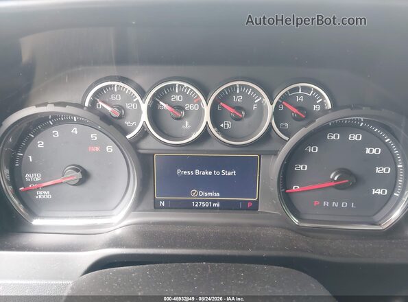 1GCPWCED2LZ173173 2020 CHEVROLET SILVERADO White Widok tylnych siedzeń