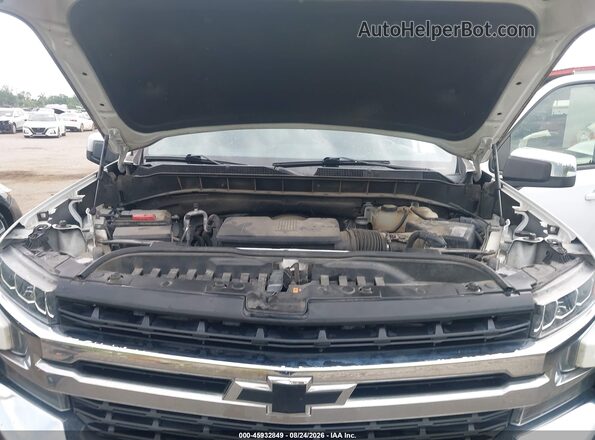 1GCPWCED2LZ173173 2020 CHEVROLET SILVERADO White Widok z tyłu