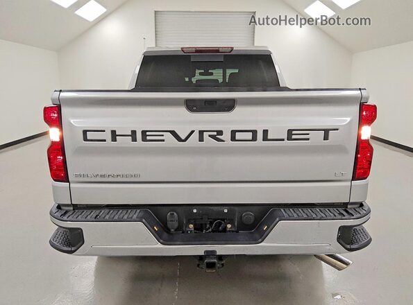 1GCPWCED3KZ125485 2019 CHEVROLET SILVERADO Silver Rear view