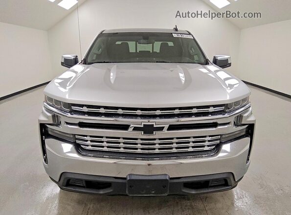 1GCPWCED3KZ125485 2019 CHEVROLET SILVERADO Silver Front view