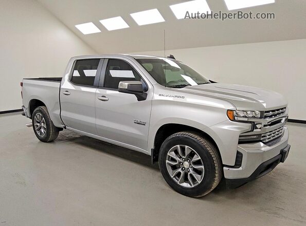 1GCPWCED3KZ125485 2019 CHEVROLET SILVERADO Silver Front right