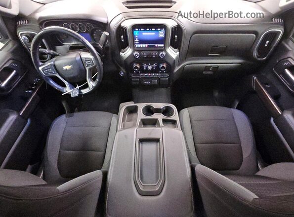 1GCPWCED3KZ125485 2019 CHEVROLET SILVERADO Silver Dashboard view
