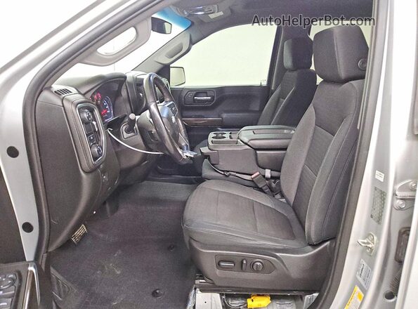 1GCPWCED3KZ125485 2019 CHEVROLET SILVERADO Silver Front interior view