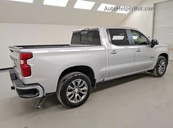 1GCPWCED3KZ125485 2019 CHEVROLET SILVERADO Silver Rear right