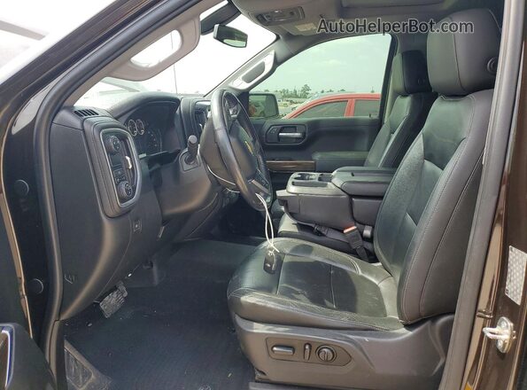 1GCPWCED4KZ143767 2019 CHEVROLET SILVERADO Brown Front interior view