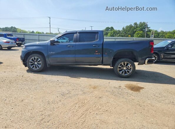 1GCPWCED4MZ362750 2021 CHEVROLET SILVERADO Blue Tył lewy
