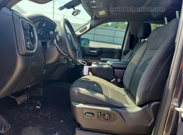 1GCPWCED4MZ362750 2021 CHEVROLET SILVERADO Blue Widok wnętrza z przodu