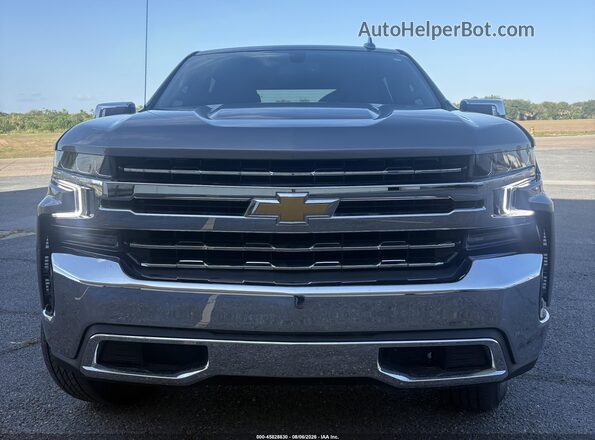 1GCPWEED4KZ315601 2019 CHEVROLET SILVERADO Gray Front view