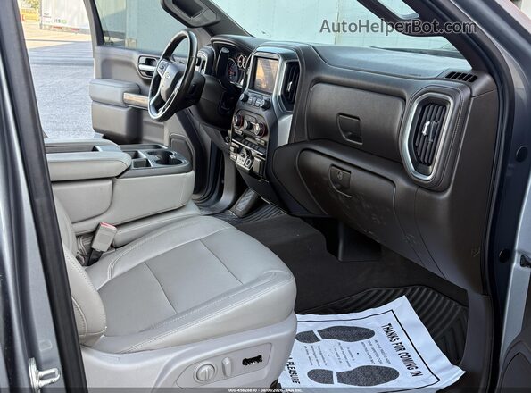1GCPWEED4KZ315601 2019 CHEVROLET SILVERADO Gray Front interior view