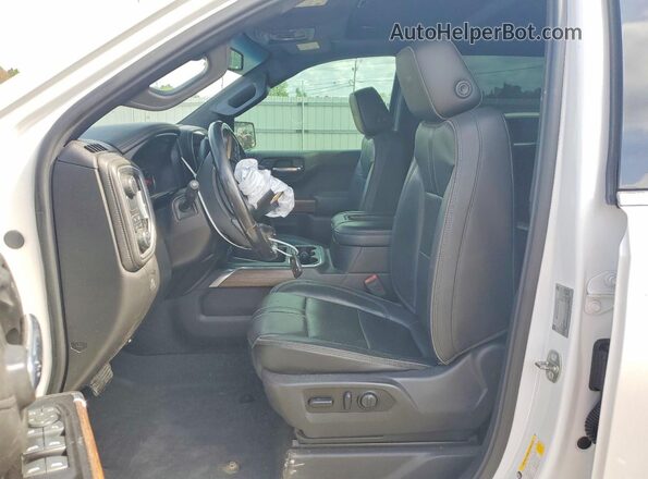 1GCPWFEDXKZ205769 2019 CHEVROLET SILVERADO White Вид салону спереду