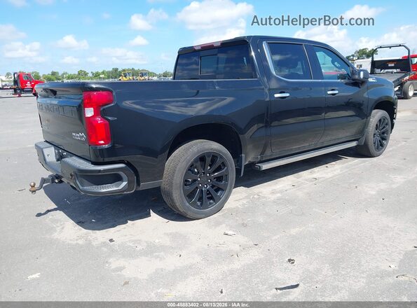 1GCPWFET5MZ291843 2021 CHEVROLET SILVERADO Черный Задняя правая четверть