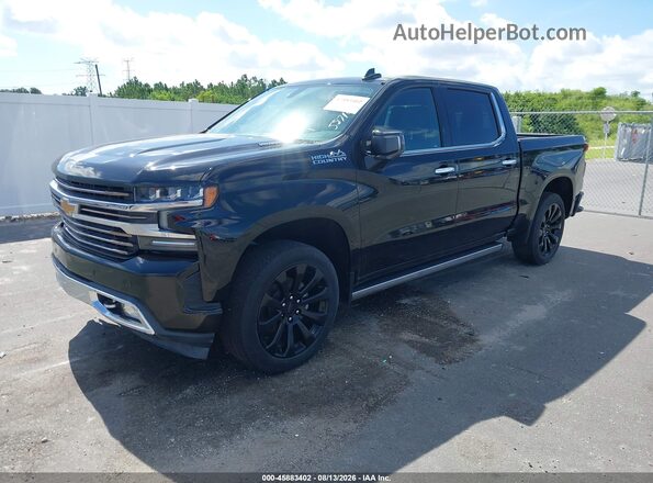 1GCPWFET5MZ291843 2021 CHEVROLET SILVERADO Черный Передняя левая четверть