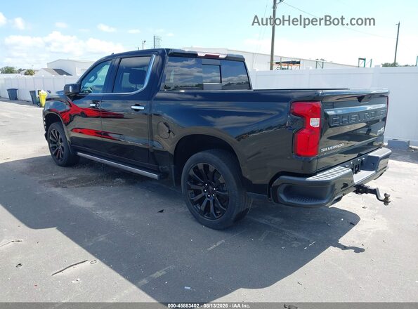 1GCPWFET5MZ291843 2021 CHEVROLET SILVERADO Черный Задняя левая четверть