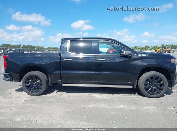 1GCPWFET5MZ291843 2021 CHEVROLET SILVERADO Черный Вид задней части салона