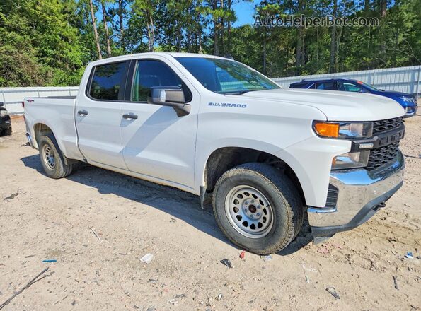1GCPYAEH0LZ295595 2020 CHEVROLET SILVERADO Белый Передняя правая четверть