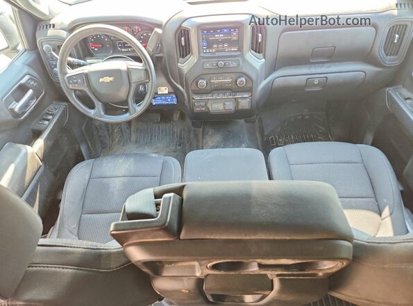 1GCPYAEH0LZ295595 2020 CHEVROLET SILVERADO Белый Вид панели приборов