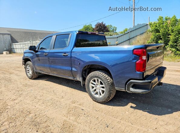1GCPYAEH7KZ420784 2019 CHEVROLET SILVERADO Blue უკანა მარცხენა