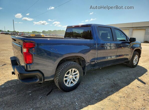 1GCPYAEH7KZ420784 2019 CHEVROLET SILVERADO Blue უკანა მარჯვენა