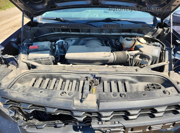 1GCPYAEH7KZ420784 2019 CHEVROLET SILVERADO Blue უკანა სალონის ხედი