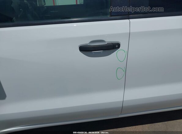 1GCPYAEHXMZ340401 2021 CHEVROLET SILVERADO White Вид задньої частини салону