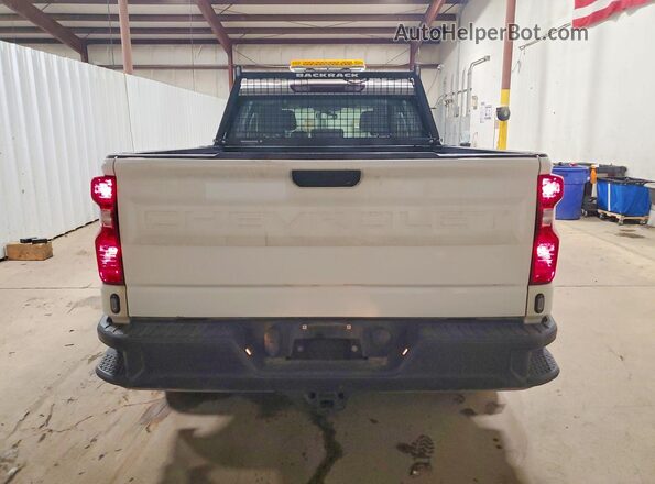 1GCPYAEK4LZ294994 2020 CHEVROLET SILVERADO White უკანა ხედი