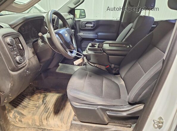 1GCPYAEK4LZ294994 2020 CHEVROLET SILVERADO White წინა სალონის ხედი