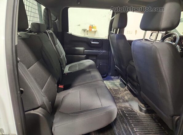 1GCPYAEK4LZ294994 2020 CHEVROLET SILVERADO White უკანა სავარძლების ხედი