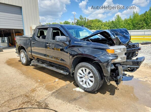 1GCPYBEH6LZ299947 2020 CHEVROLET SILVERADO Черный Передняя правая четверть