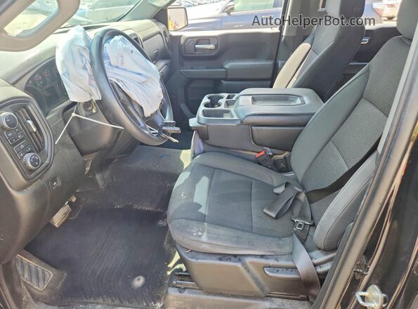 1GCPYBEH6LZ299947 2020 CHEVROLET SILVERADO Черный Вид салона спереди