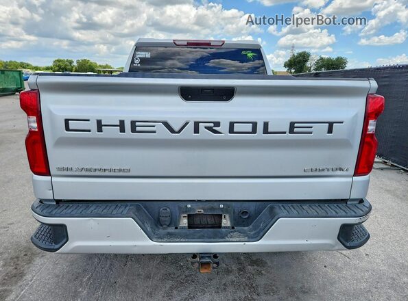 1GCPYBEH7LZ300233 2020 CHEVROLET SILVERADO Silver Rear view