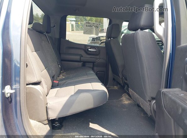 1GCPYBEK4MZ234138 2021 CHEVROLET SILVERADO Blue VIN կոդի պիտակի տեսք