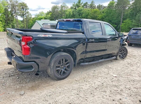 1GCPYBEK4MZ278589 2021 CHEVROLET SILVERADO Black უკანა მარჯვენა
