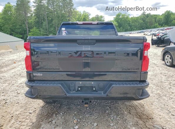 1GCPYBEK4MZ278589 2021 CHEVROLET SILVERADO Black უკანა ხედი