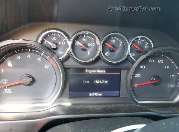 1GCPYBEK6MZ324407 2021 CHEVROLET SILVERADO Черный Вид щитка приборов