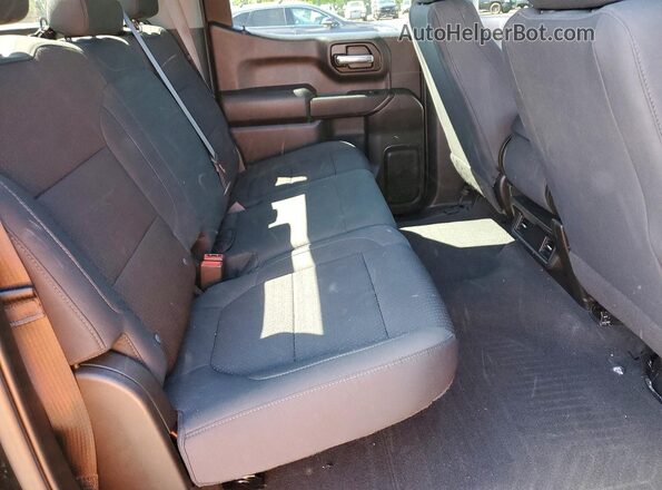 1GCPYBEK6MZ324407 2021 CHEVROLET SILVERADO Черный Вид задних сидений
