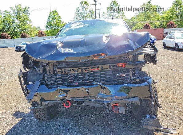 1GCPYBEK6MZ324407 2021 CHEVROLET SILVERADO Черный Вид спереди