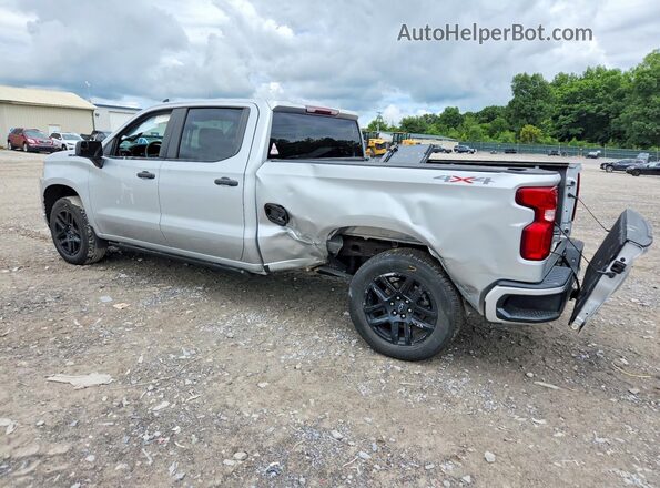 1GCPYBEK7MZ276741 2021 CHEVROLET SILVERADO Серебряный Задняя левая четверть