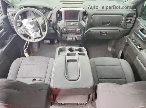 1GCPYCEF0MZ277027 2021 CHEVROLET SILVERADO Silver Widok deski rozdzielczej