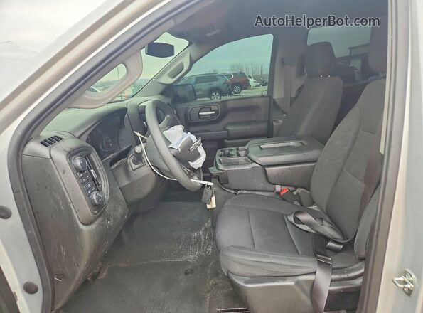 1GCPYCEF0MZ277027 2021 CHEVROLET SILVERADO Silver Widok wnętrza z przodu