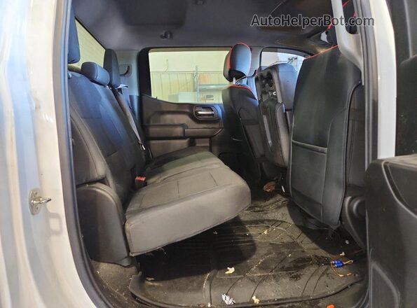 1GCPYCEF1KZ214483 2019 CHEVROLET SILVERADO White Vista de los asientos traseros