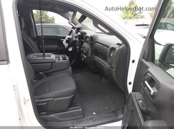 1GCPYCEF2KZ171093 2019 CHEVROLET SILVERADO White Widok wnętrza z przodu