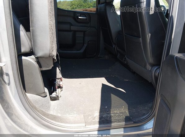 1GCPYCEF3MZ254521 2021 CHEVROLET SILVERADO Gray VIN կոդի պիտակի տեսք