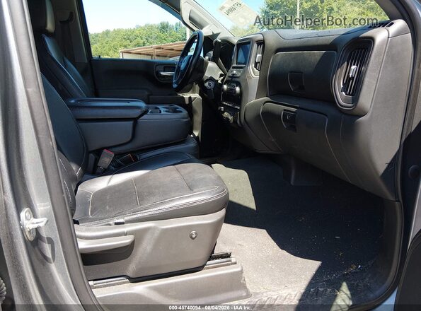 1GCPYCEF3MZ254521 2021 CHEVROLET SILVERADO Gray Սալոնի դիմացի տեսք