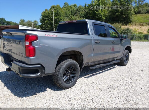 1GCPYCEF3MZ254521 2021 CHEVROLET SILVERADO Gray Հետևի աջ