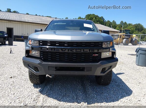 1GCPYCEF3MZ254521 2021 CHEVROLET SILVERADO Gray Սալոնի հետևի տեսք